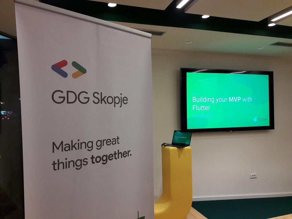 Средба на групата Google Developer и работилница „Learn how to improve User Interface using Material Components and Flutter“