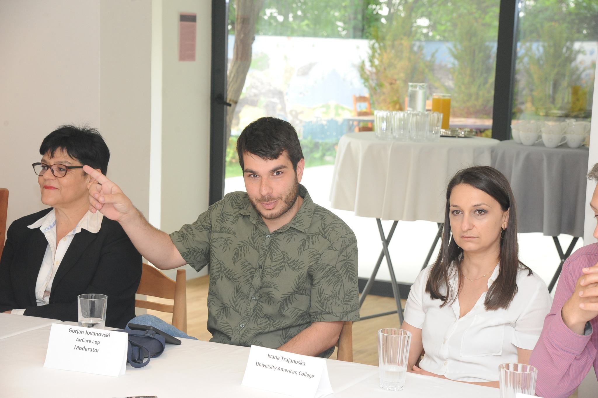 Environment debate at EU residence
