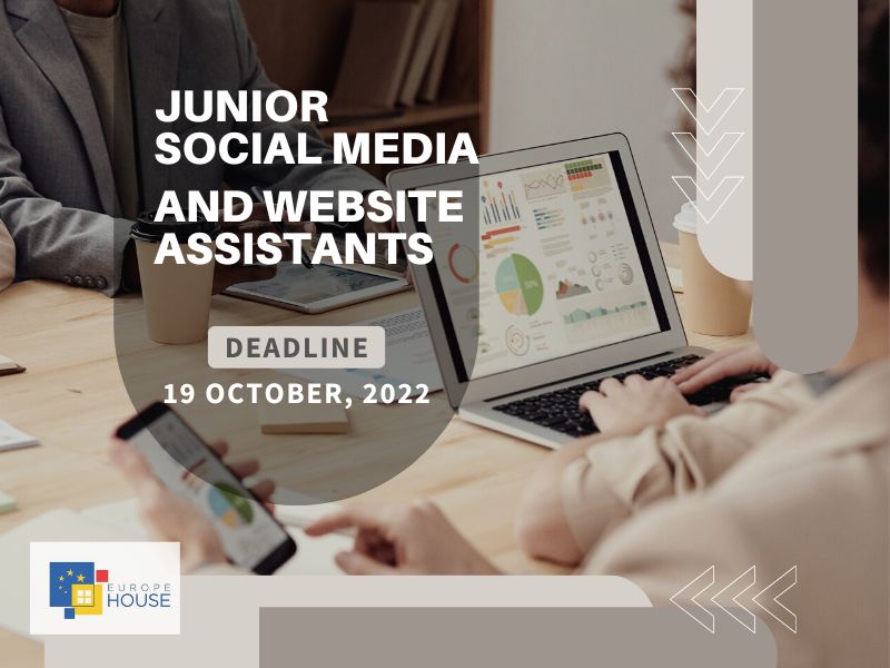 Open Job Posts for Junior Social Media and Website Assistants