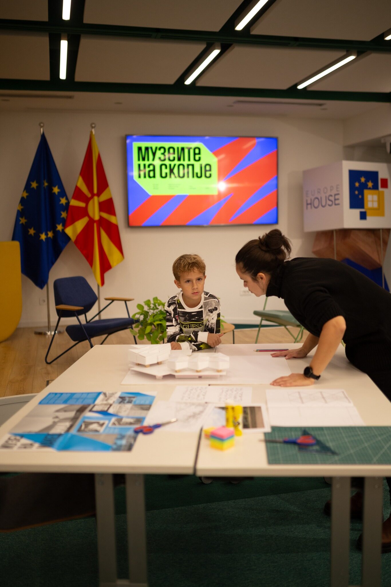 Во склоп на роденден на #europehouseskopje организиравме архитектонската работилница за деца