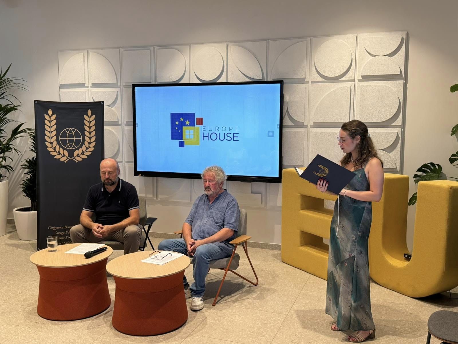 Europe House Struga – покровители на наградата “Млада Струга“