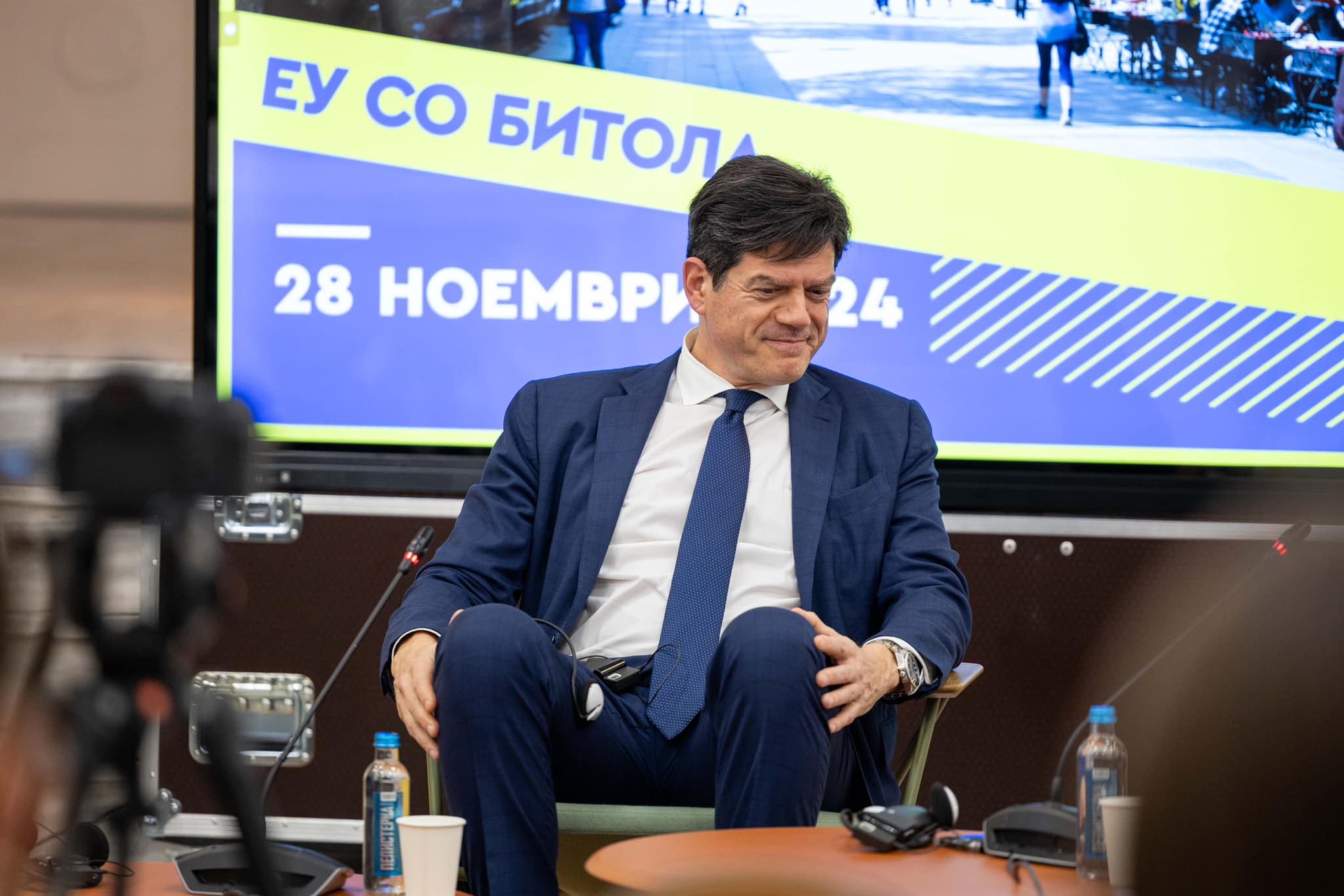Europe House Битола беше домаќин на посебна посета – првата официјална посета на ЕУ Амбасадорот Михалис Рокас во Битола!