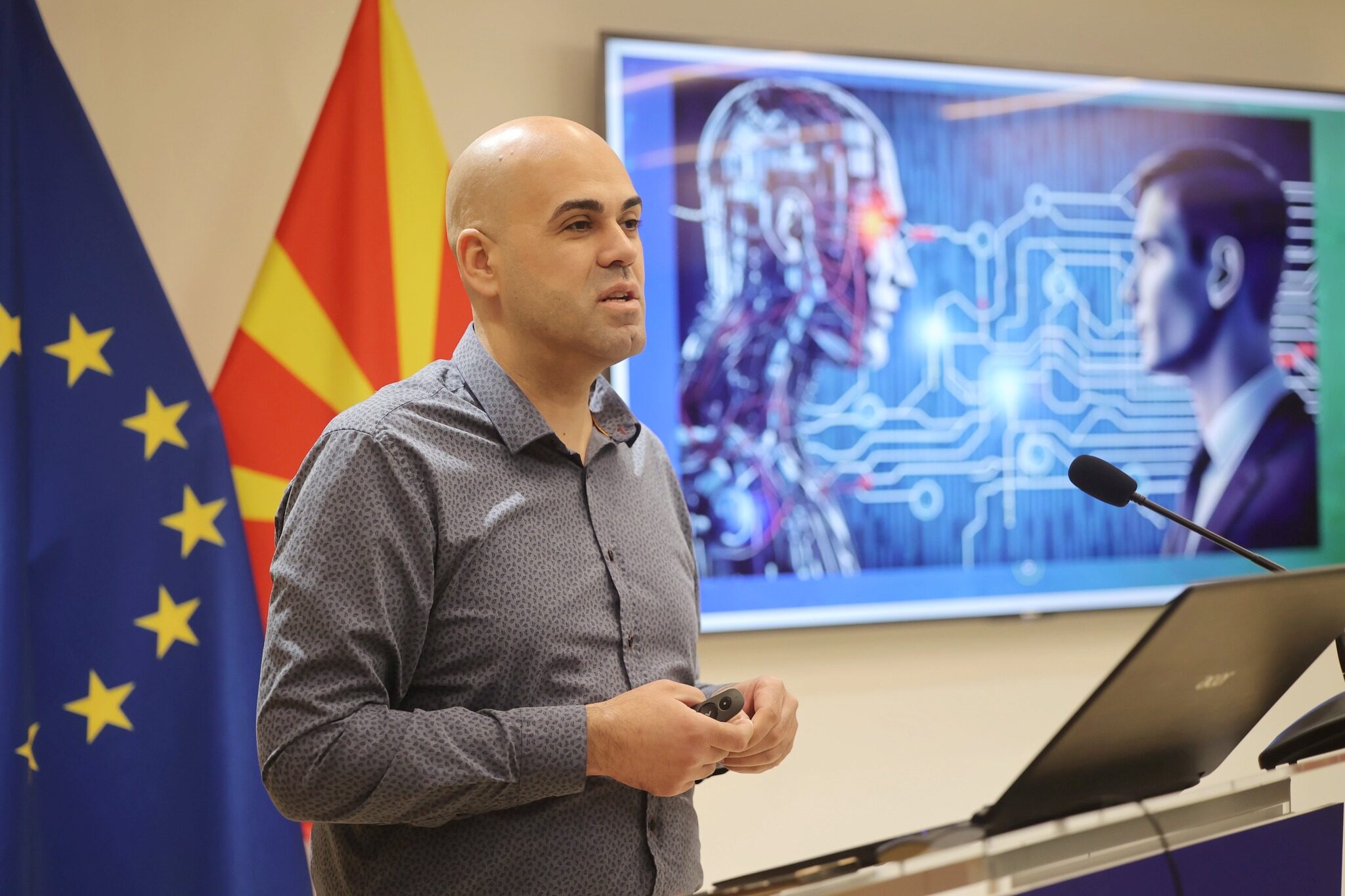 Europe House Скопје во соработка со Qinshift Academy ја реализираше првата практична сесија за воведувањето и придобивките од вештачката интелигенција во реалниот свет